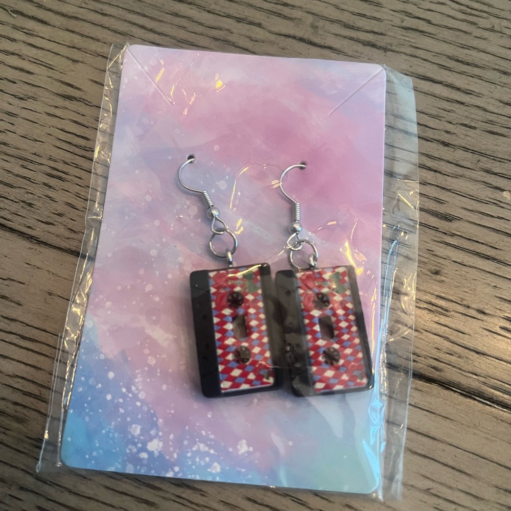 Retro Cassette Tape Earrings